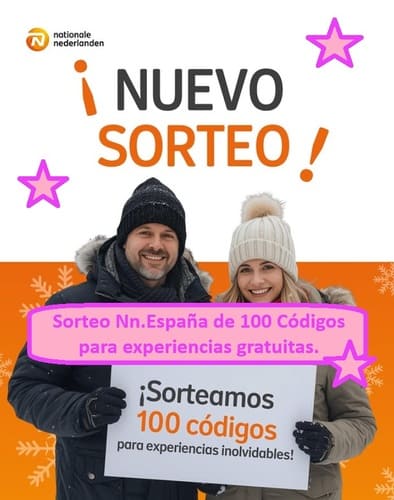 Sorteo Nn.España de 100 Códigos para experiencias gratuitas.