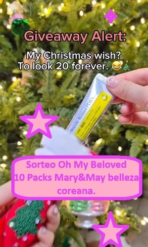 Sorteo Oh My Beloved de 10 Packs Mary&May belleza coreana.