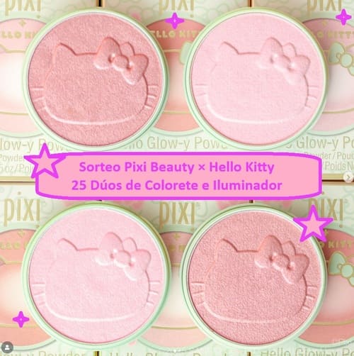 Sorteo Pixi Beauty × Hello Kitty – 25 Dúos de Colorete e Iluminador