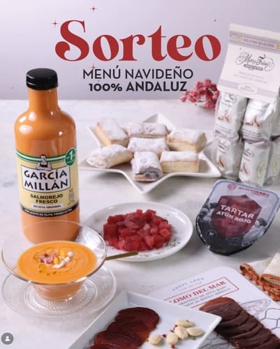 Sorteo de 1 men&uacute; navide&ntilde;o andaluz completo Garc&iacute;a Mill&aacute;n