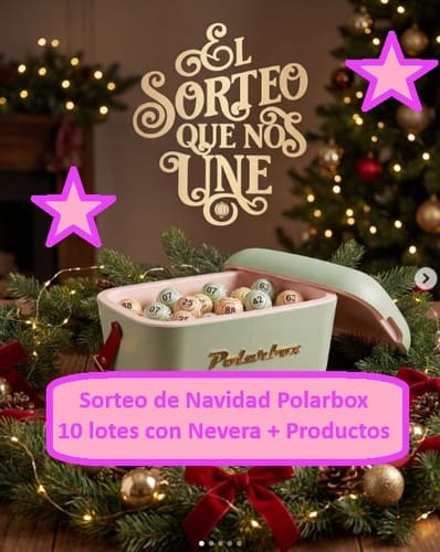 Sorteo de Navidad Polarbox 10 lotes con Nevera + Productos