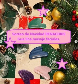 Sorteo de Navidad RENACHRIS Gua Sha masaje faciales.