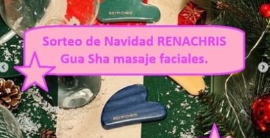 Sorteo de Navidad RENACHRIS Gua Sha masaje faciales.