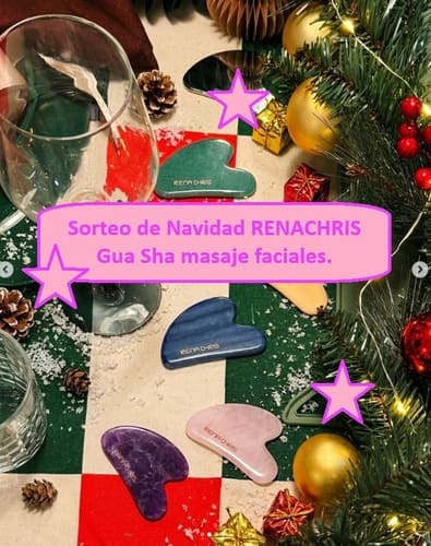 Sorteo de Navidad RENACHRIS Gua Sha masaje faciales.