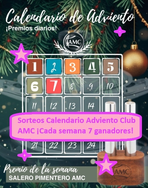 Sorteos Calendario Adviento Club AMC ¡Cada semana 7 ganadores!