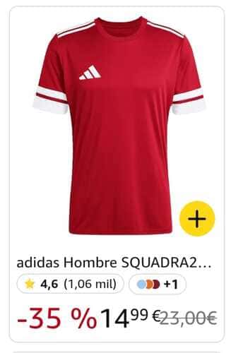 Camiseta Adidas Roja