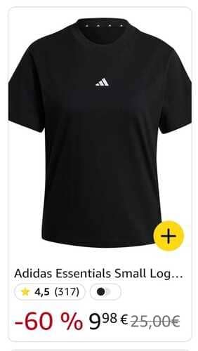 Camiseta Adidas Negra