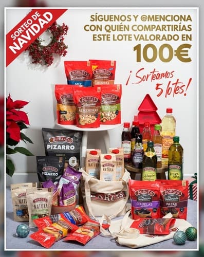 🎄 SORTEO NAVIDE&Ntilde;O &ndash; 5 LOTES DE PRODUCTOS Borges 🎄