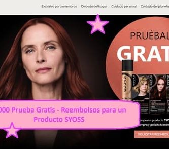 5.000 Prueba Gratis - Reembolsos para un Producto SYOSS