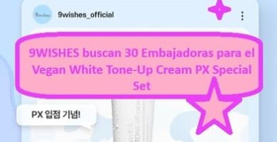 9WISHES buscan 30 Embajadoras para el Vegan White Tone-Up Cream PX Special Set