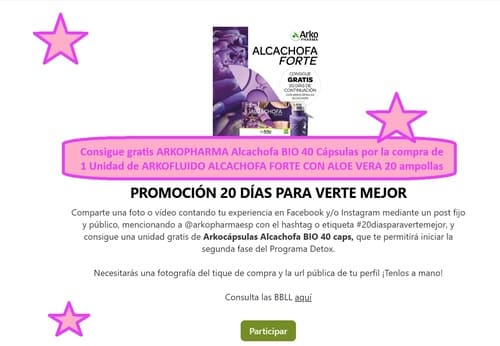 ARKOFLUIDO ALCACHOFA FORTE CON ALOE VERA 20 ampollas