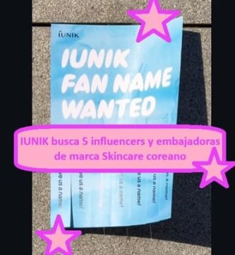 IUNIK busca 5 influencers y embajadoras de marca Skincare coreano