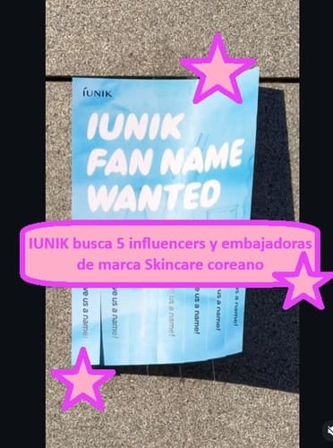 IUNIK busca 5 influencers y embajadoras de marca Skincare coreano