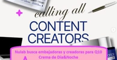 Nulab busca embajadoras y creadoras para Q10 Crema de Día&Noche