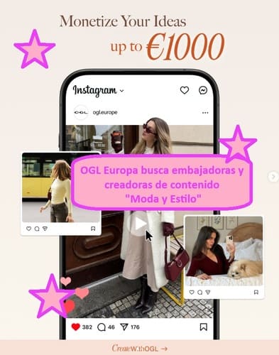 OGL Europa busca embajadoras y creadoras de contenido Moda y Estilo