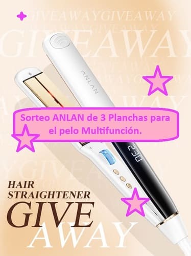Sorteo ANLAN de 3 Planchas para el pelo Multifunción.