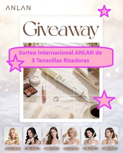 Sorteo Internacional ANLAN de 3 Tenacillas Rizadoras