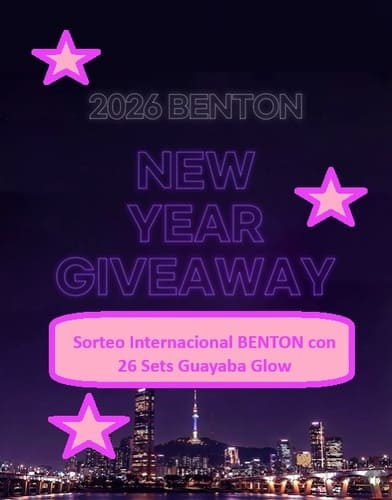 Sorteo Internacional BENTON con 26 Sets Guayaba Glow