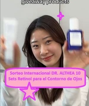 Sorteo internacional DR. ALTHEA: gana uno de los 10 sets con retinol para el contorno de ojos. Participa hasta el 22 de enero.