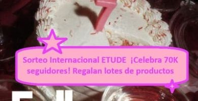 Sorteo Internacional ETUDE Celebra 70K seguidores