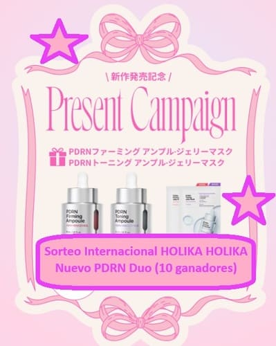 Sorteo Internacional HOLIKA HOLIKA – Nuevo PDRN Duo (10 ganadores)