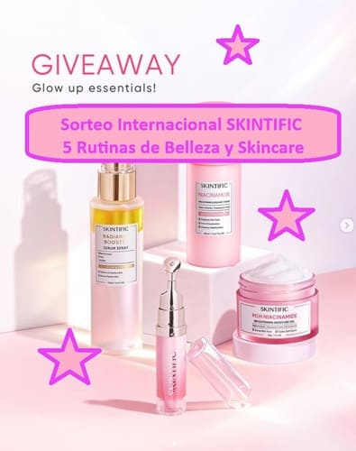 Sorteo Internacional SKINTIFIC de 5 Rutinas de Belleza
