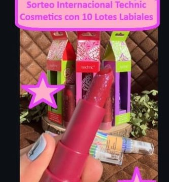 Sorteo Internacional Technic Cosmetics con 10 Lotes Labiales