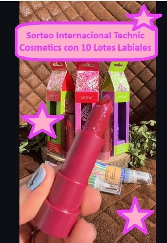 Sorteo Internacional Technic Cosmetics con 10 Lotes Labiales