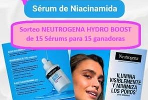 Sorteo NEUTROGENA HYDRO BOOST de 15 Sérums para 15 ganadoras