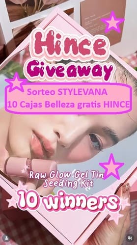 Sorteo STYLEVANA de 10 Cajas Belleza gratis HINCE