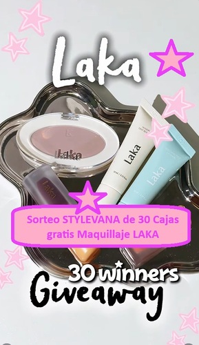 Sorteo STYLEVANA de 30 Cajas gratis Maquillaje LAKA