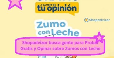shopadvizor busca gente para probar gratis y opinar sobre zumos con leche