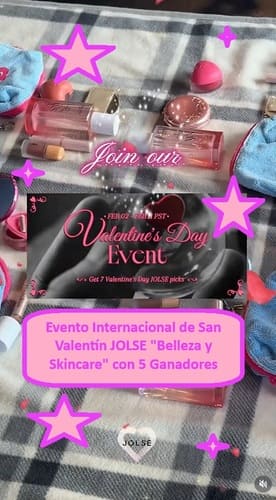 Evento Internacional de San Valentín JOLSE Belleza y Skincare con 5 Ganadores