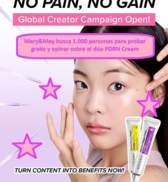 Mary&May busca 1.000 personas para probar gratis y opinar sobre el dúo PDRN Cream