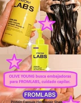 OLIVE YOUNG busca embajadoras para FROMLABS, cuidado capilar.