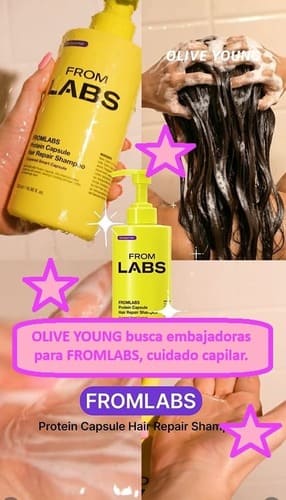 OLIVE YOUNG busca embajadoras para FROMLABS, cuidado capilar.