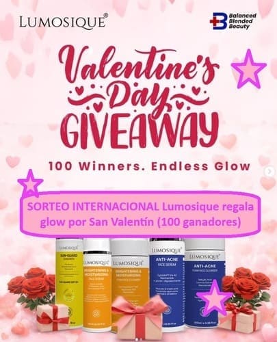 SORTEO INTERNACIONAL Lumosique regala glow por San Valentín (100 ganadores)