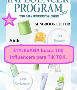 STYLEVANA busca 100 Influencers para TIK TOK mes julio 2026