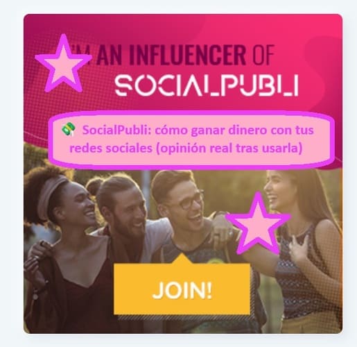 SocialPubli cómo ganar dinero con tus redes sociales (opinión real tras años usándola)