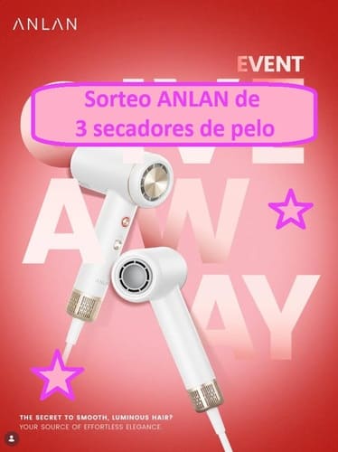 Sorteo ANLAN de 3 secadores de pelo
