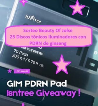 Sorteo Beauty Of Jolse de 25 Discos tónicos Iluminadores con PDRN de ginseng