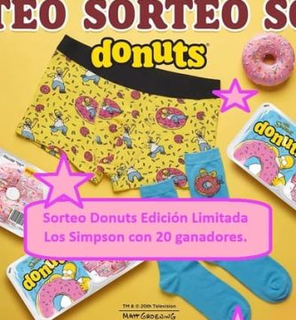 Sorteo Donuts Edición Limitada Los Simpson con 20 ganadores.