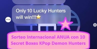 Sorteo Internacional ANUA con 10 Secret Boxes KPop Demon Hunters