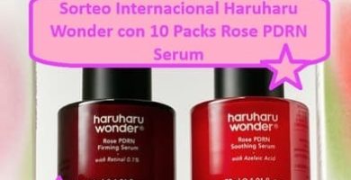 Sorteo Internacional Haruharu Wonder con 10 Packs Rose PDRN Serum