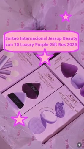 Sorteo Internacional Jessup Beauty con 10 Luxury Purple Gift Box 2026