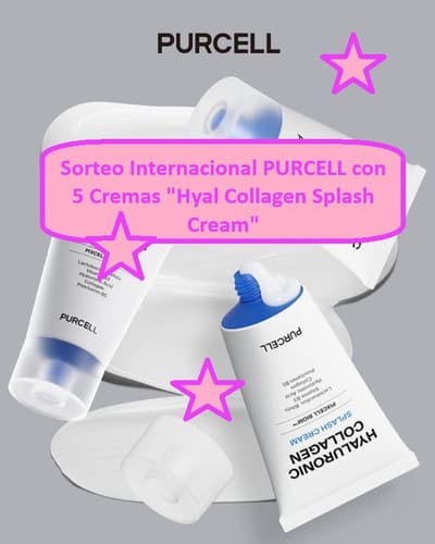 Sorteo Internacional PURCELL con 5 Cremas Hyal Collagen Splash Cream