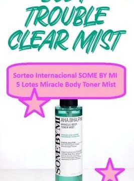Sorteo Internacional SOME BY MI con 5 Lotes Miracle Body Toner Mist