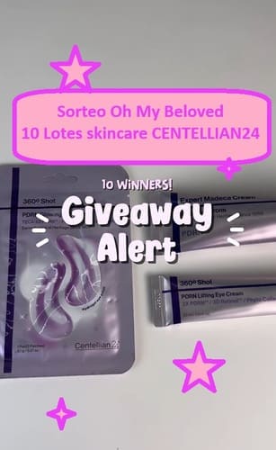 Sorteo Oh My Beloved de 10 Lotes skincare CENTELLIAN24 Global