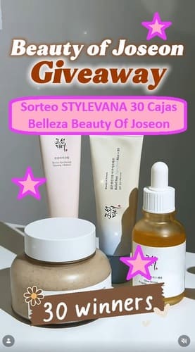 Sorteo STYLEVANA 30 Cajas Belleza Beauty Of Joseon