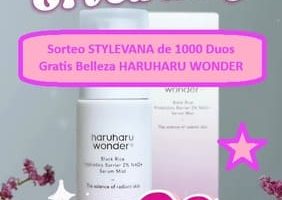 Sorteo STYLEVANA de 1000 Duos Gratis Belleza HARUHARU WONDER